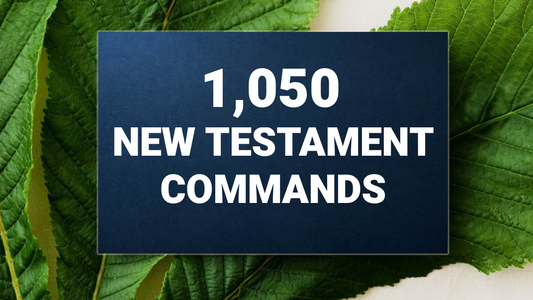 1,050 New Testament Commands - The Do's and Don'ts of Christianity